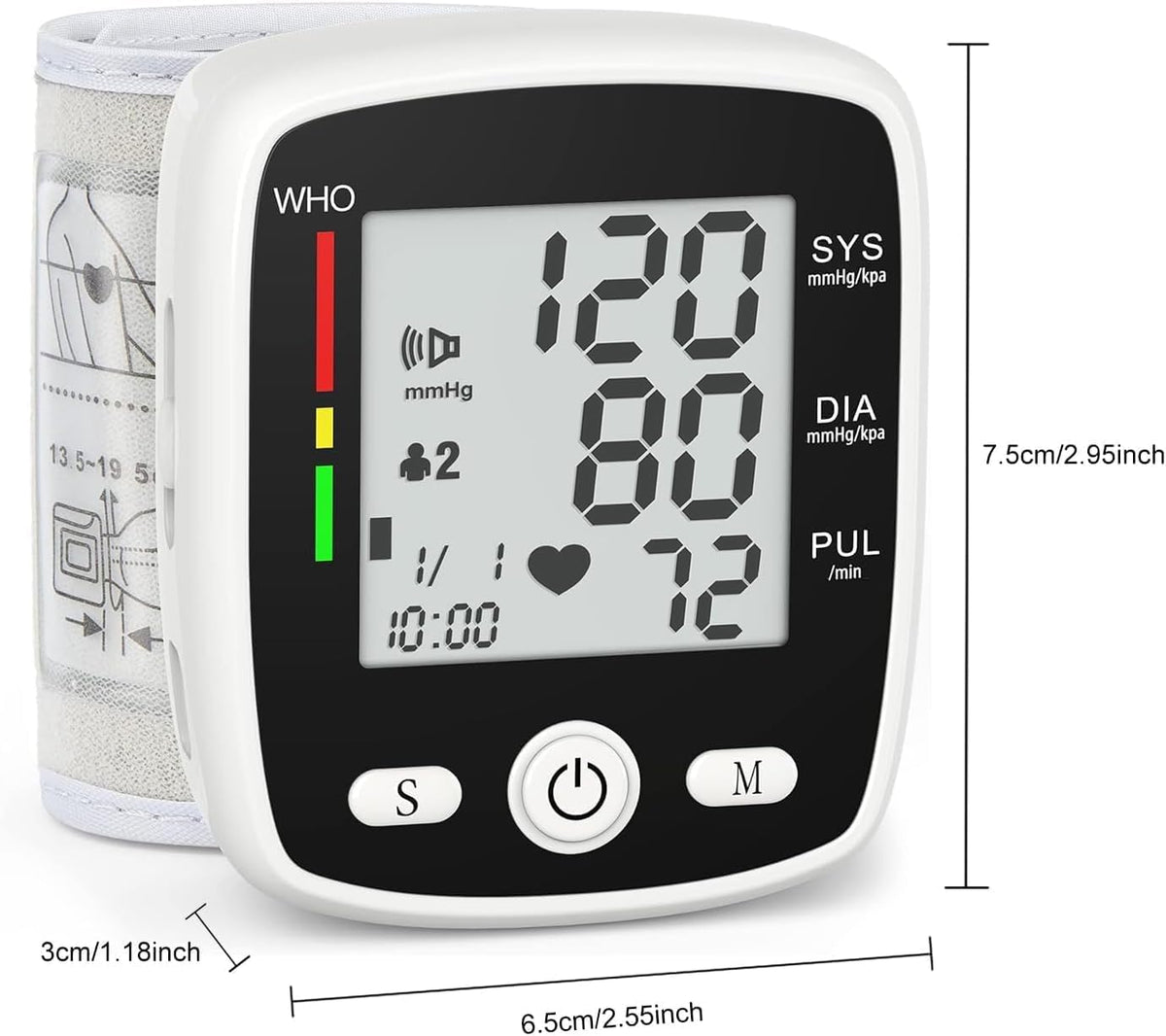 Blood Pressure Monitor Wrist V631