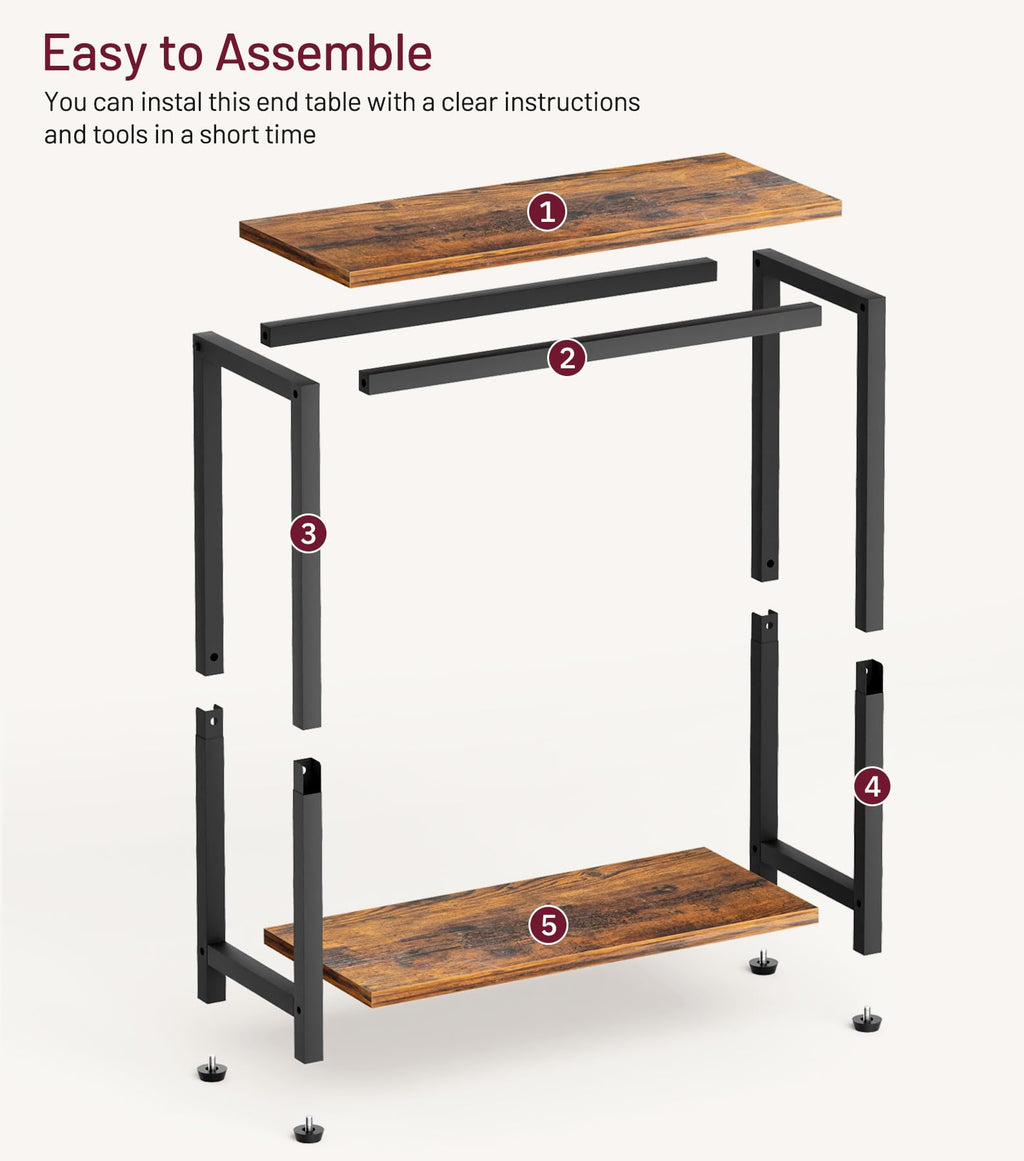 Narrow 2 Tier Side Table E73061