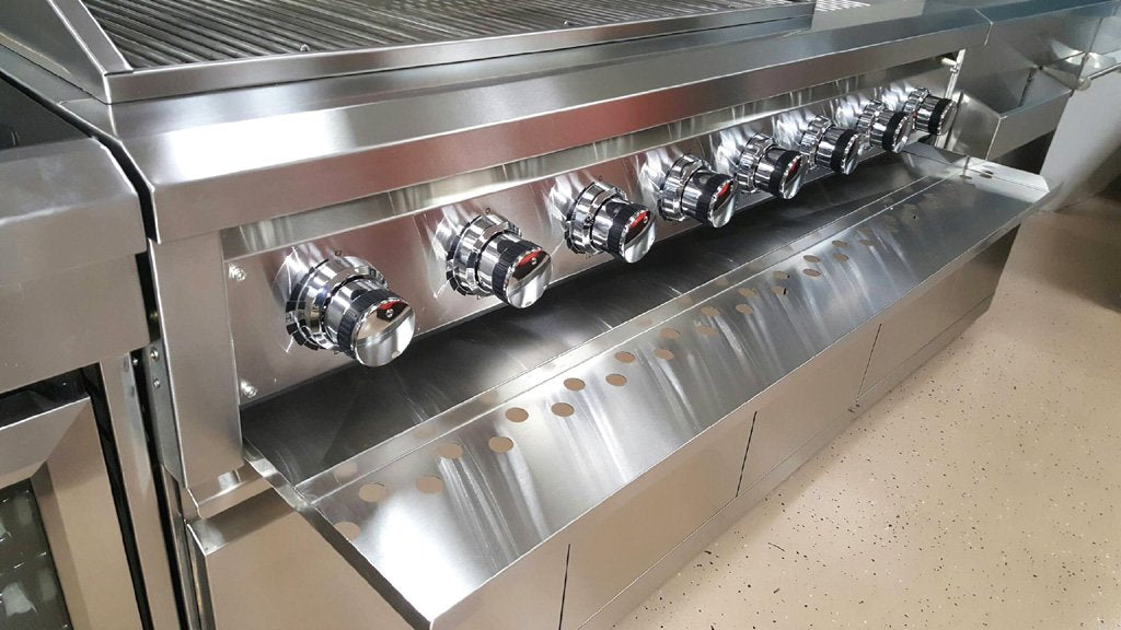 304 Stainless Steel 8 Burner Propane/Natural Gas BBQ Grill with Cover W391229