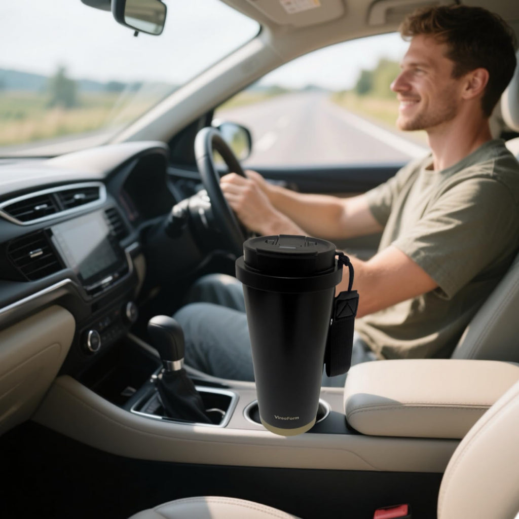 16 oz Insulated Stainless Steel Travel Mug Y8274