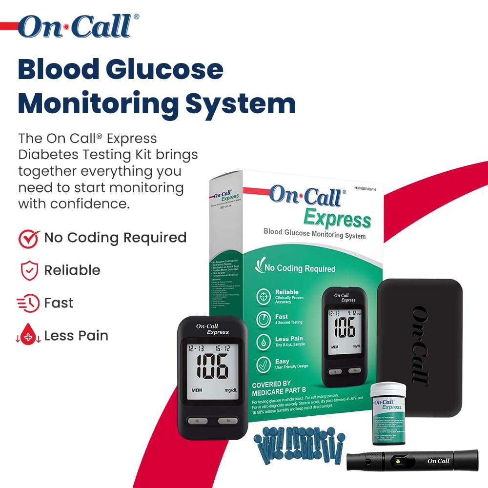 Diabetes Blood Glucose Meter Kit A2118