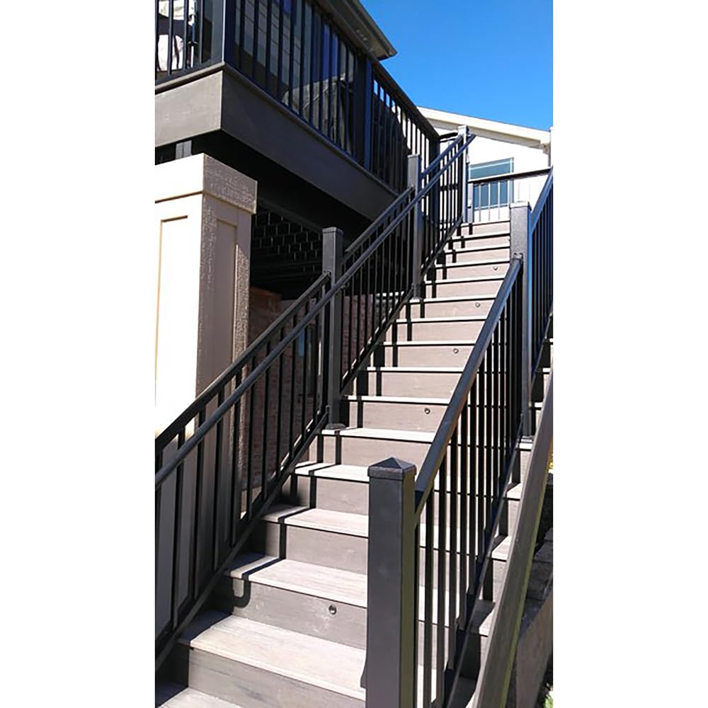 Black 6' Stair Rail Kit W7636