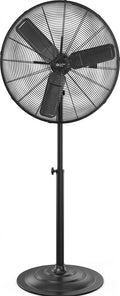 Industrial Pedestal Fan, 30 inch, 3 Speed, Adjustable Height, Metal U471