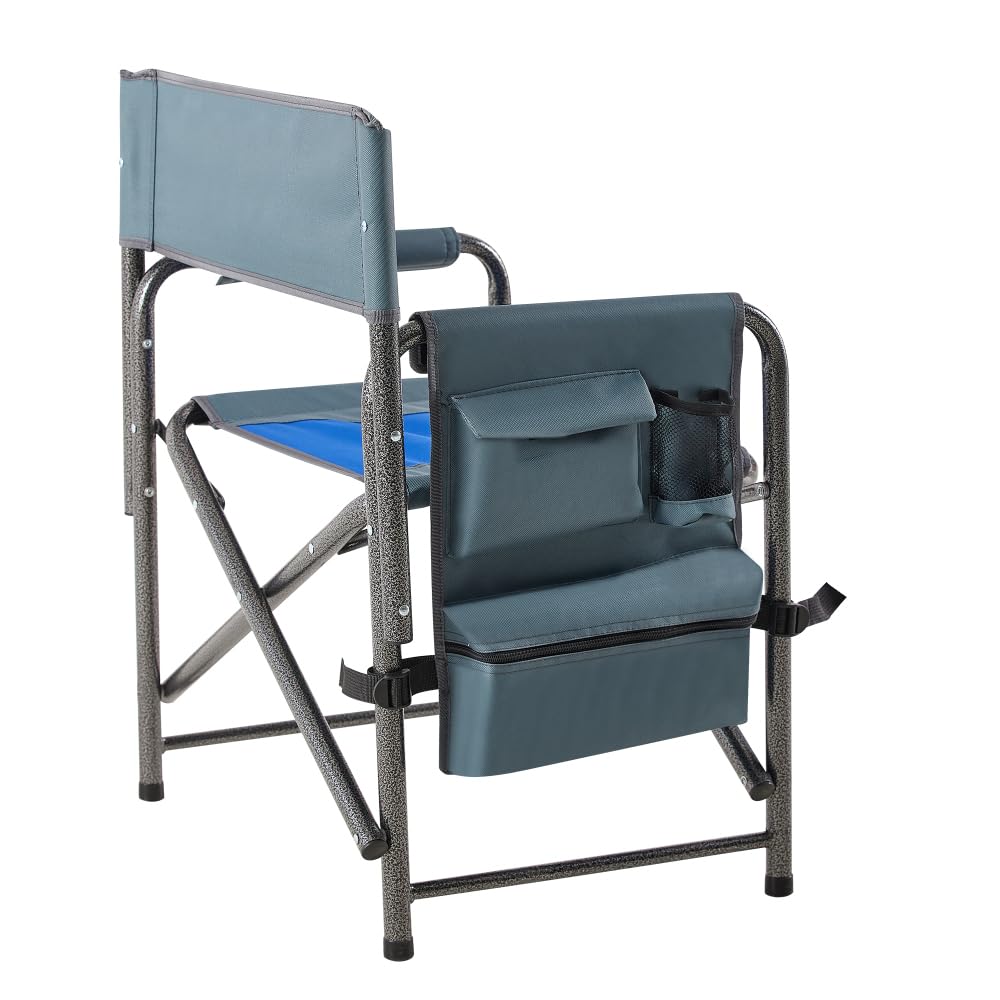 Padded Folding Oversized Chair with Side Table and Storage Pockets I91552