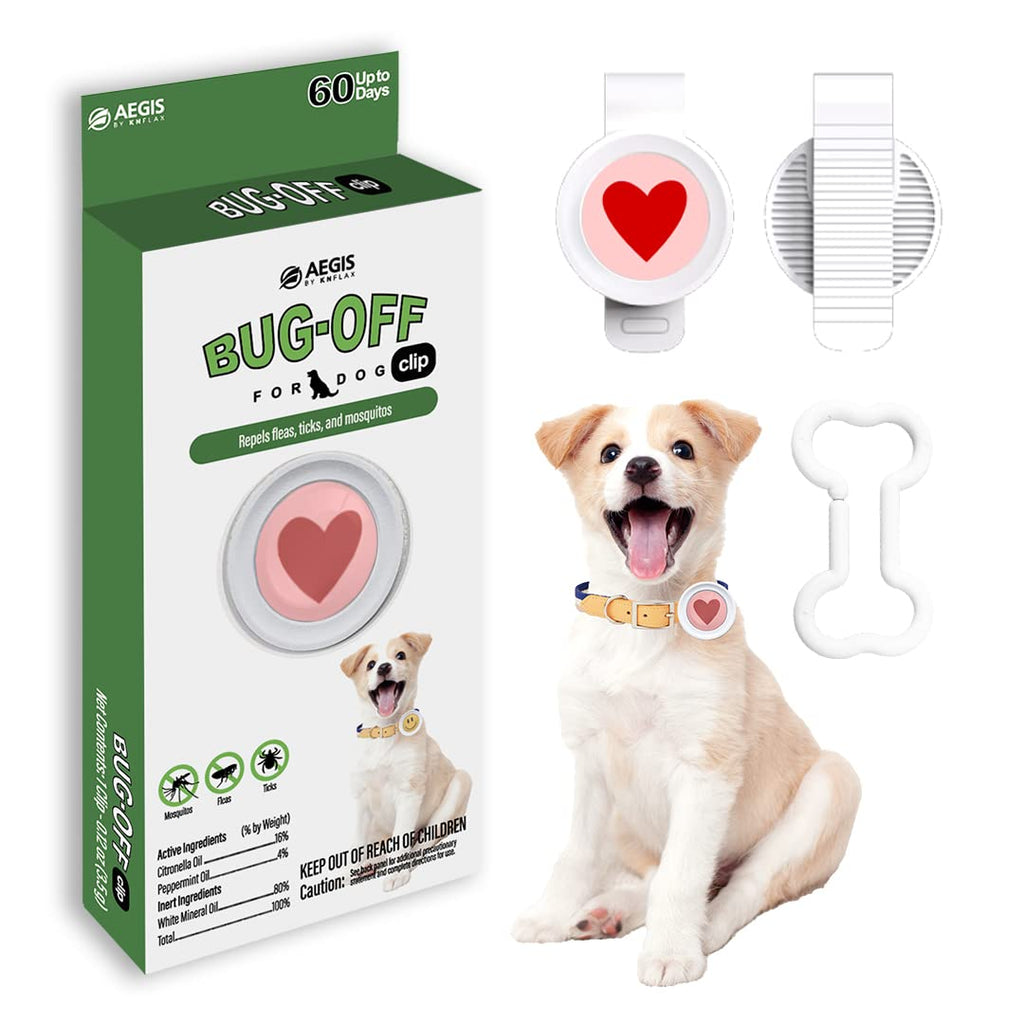 Natural Flea and Tick Repellent Clip for Dogs U783