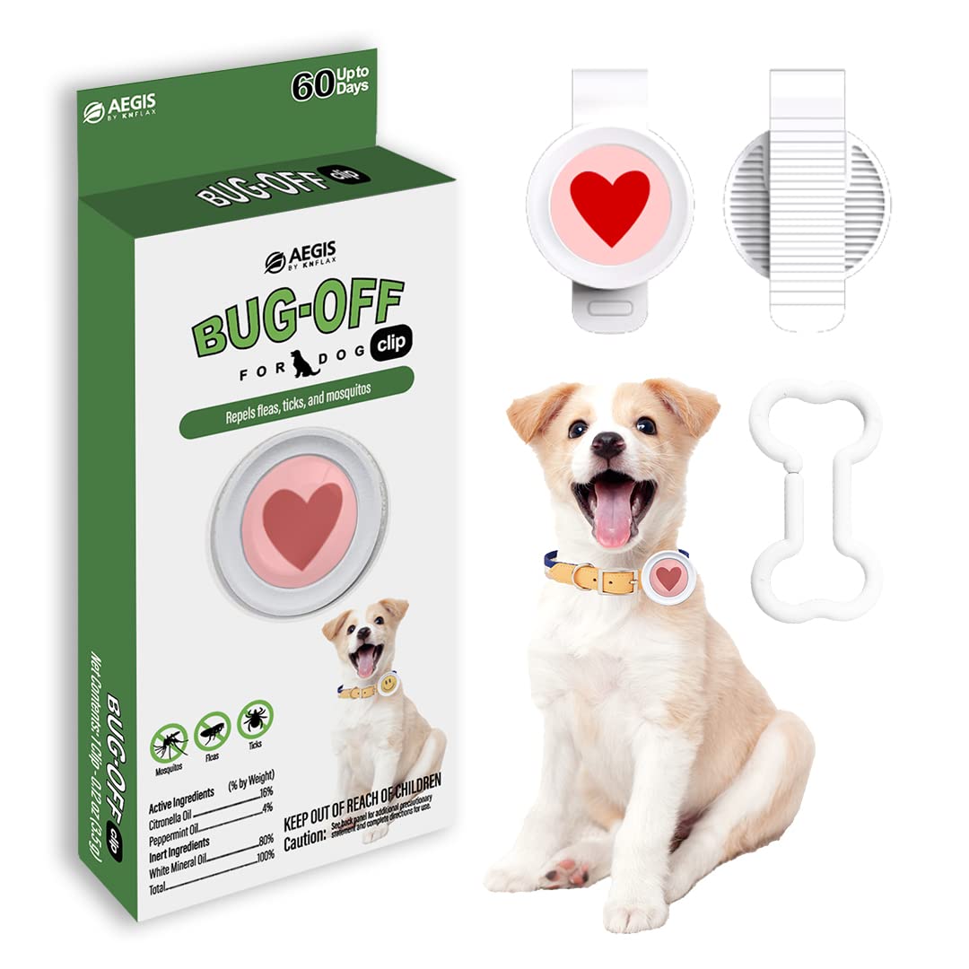 Natural Flea and Tick Repellent Clip for Dogs U783