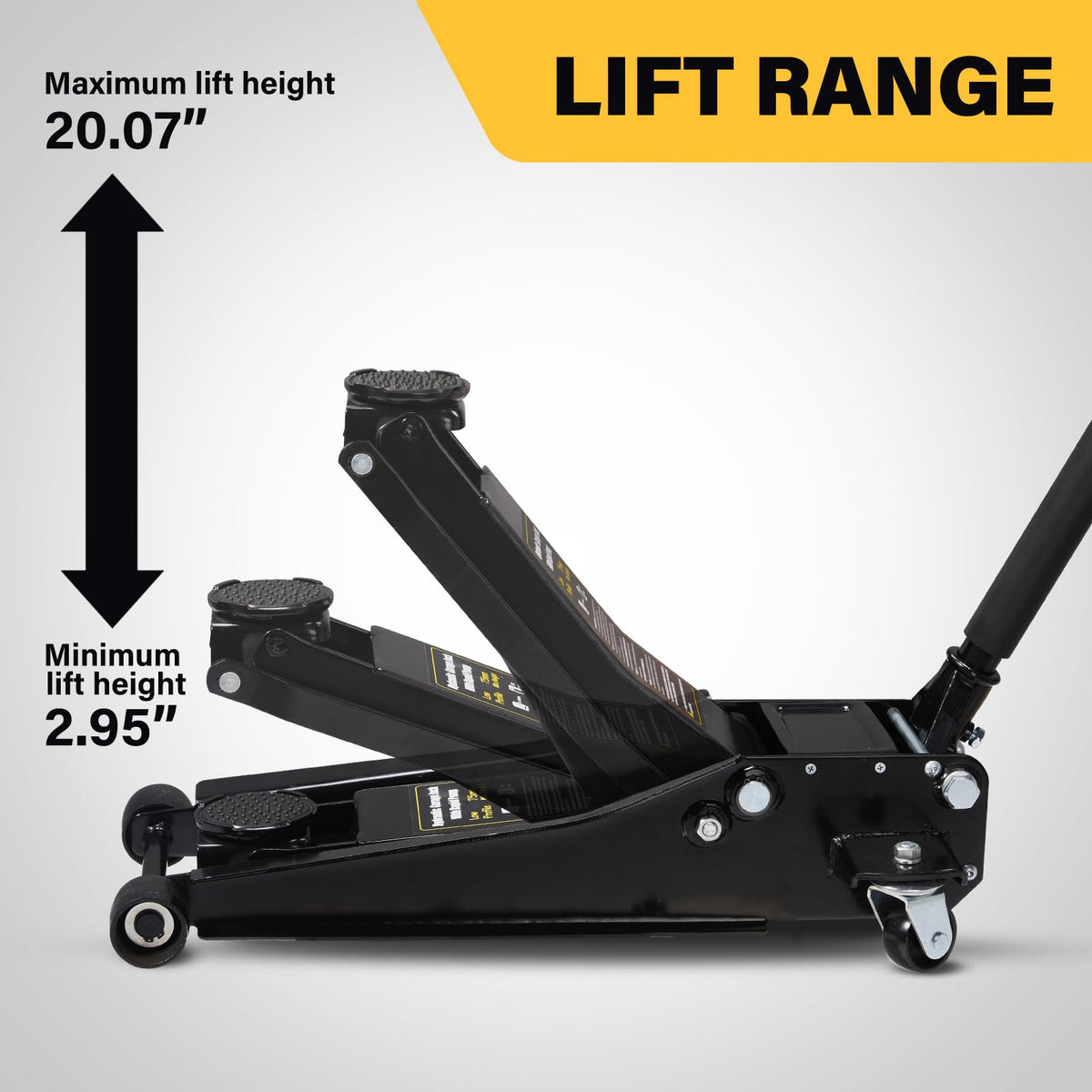 3 Ton Low Profile Steel Hydraulic Floor Jack U539306
