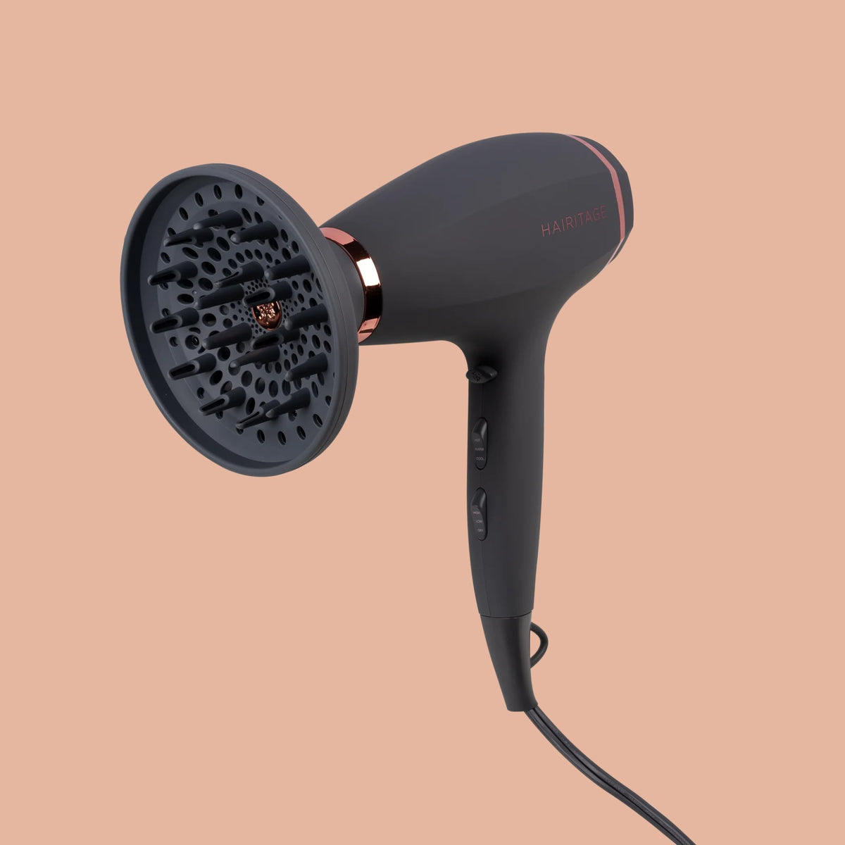 Ionic Hair Blow Dryer & Diffuser 1875 Watts 3 Heat Settings W5316