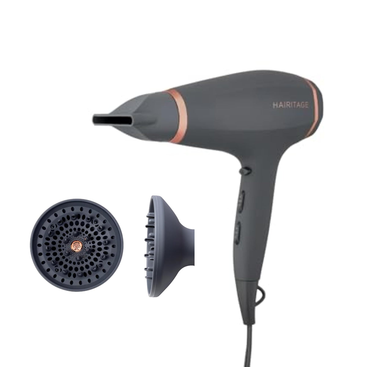 Ionic Hair Blow Dryer & Diffuser 1875 Watts 3 Heat Settings W5316