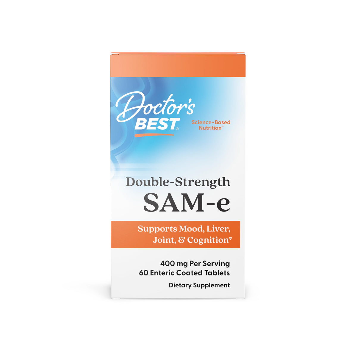 SAM-e Double Strength Supplement, 60 Enteric Coated Tablets G7614