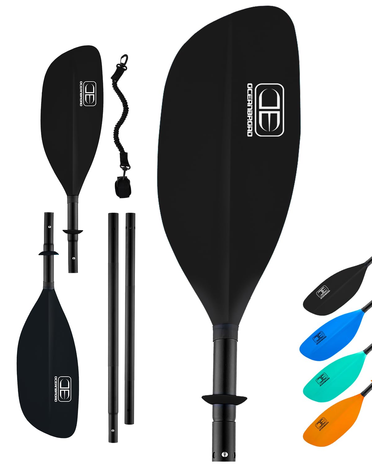 4 Piece Kayak Paddle Alloy Shaft N632