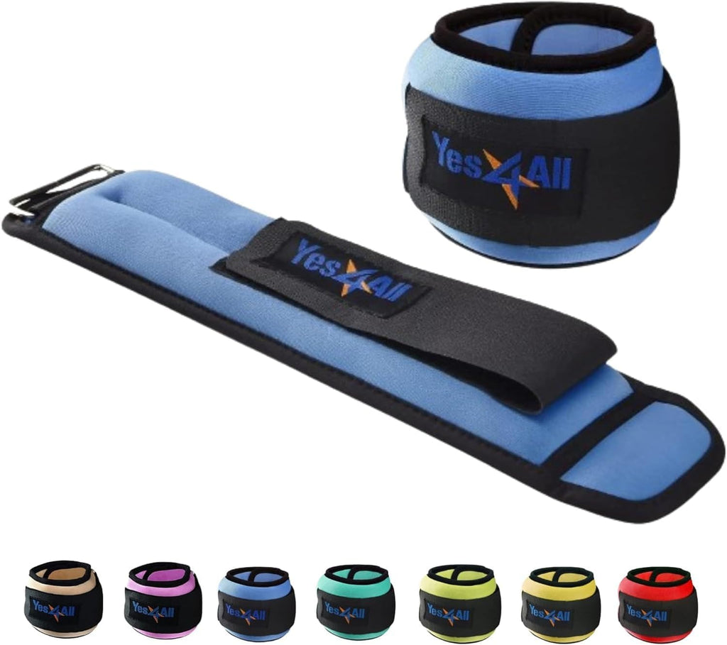 Adjustable Strap Wrist & Ankle Weights Pair M4729
