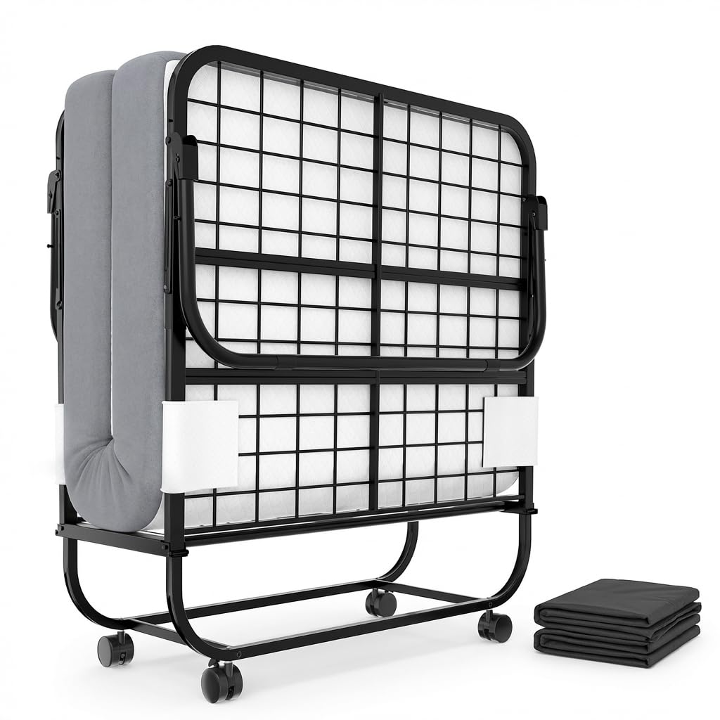 Folding Bed with Mattress H129