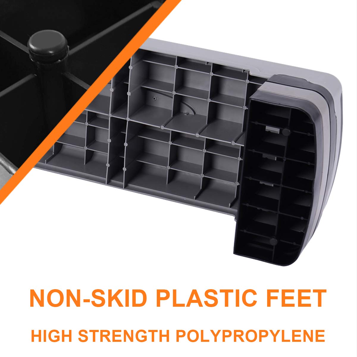 35" Height-Adjustable Non-Slip Aerobic Step Platform B369