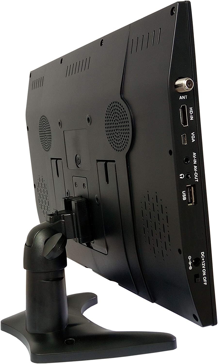 14” Portable LCD TV Monitor 1080P Rechargeable Battery Operated with Remote Control U18407