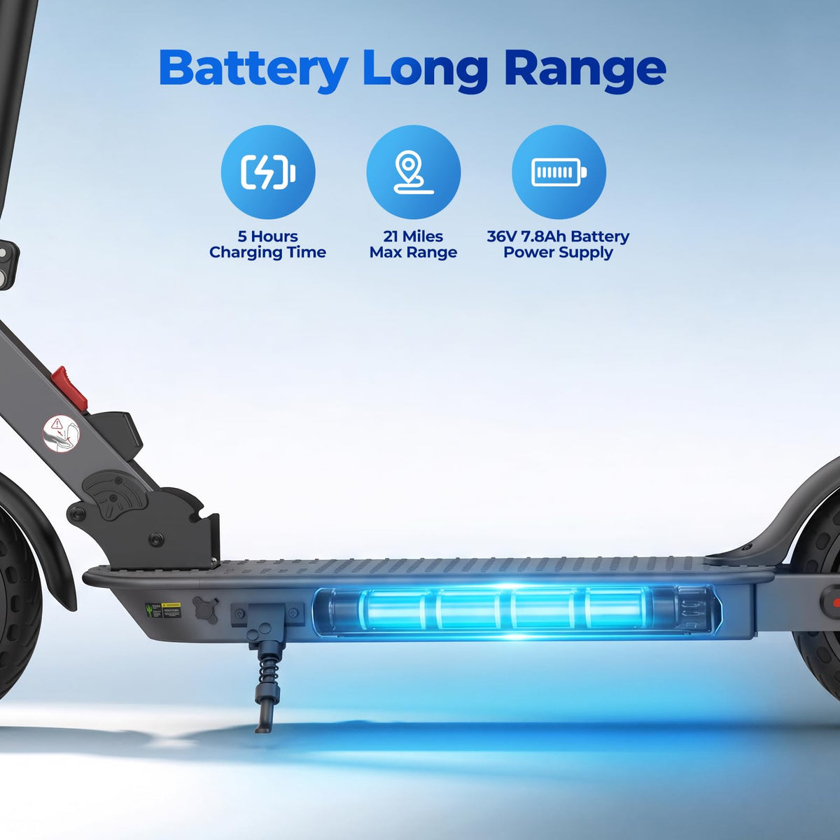 Electric Scooter Adult 8.5" Tires 500W Motor O5361