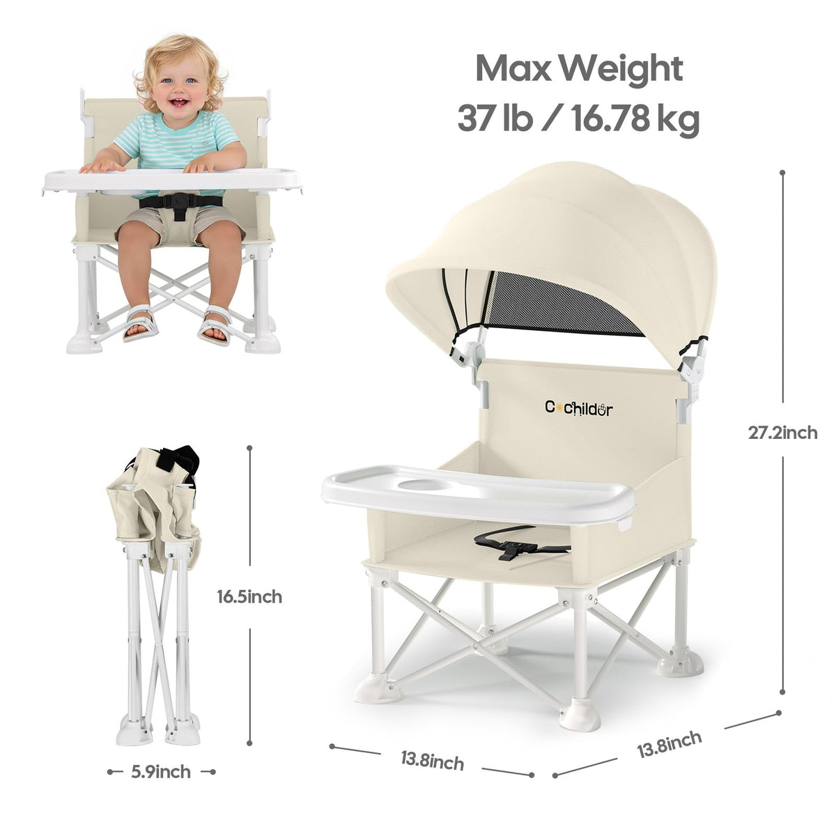 4-in-1 Portable Foldable Baby Chair R5680