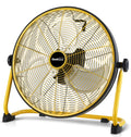 16" Portable Battery Operated Metal Floor Fan E759