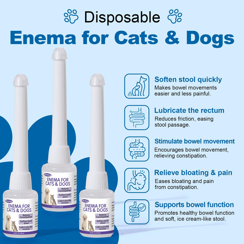 Disposable Enema for Cats & Dogs 6mL (3 Pack) E977845