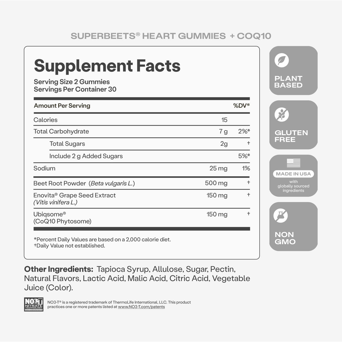 Heart Gummies 150mg CoQ10 60 Ct O6713