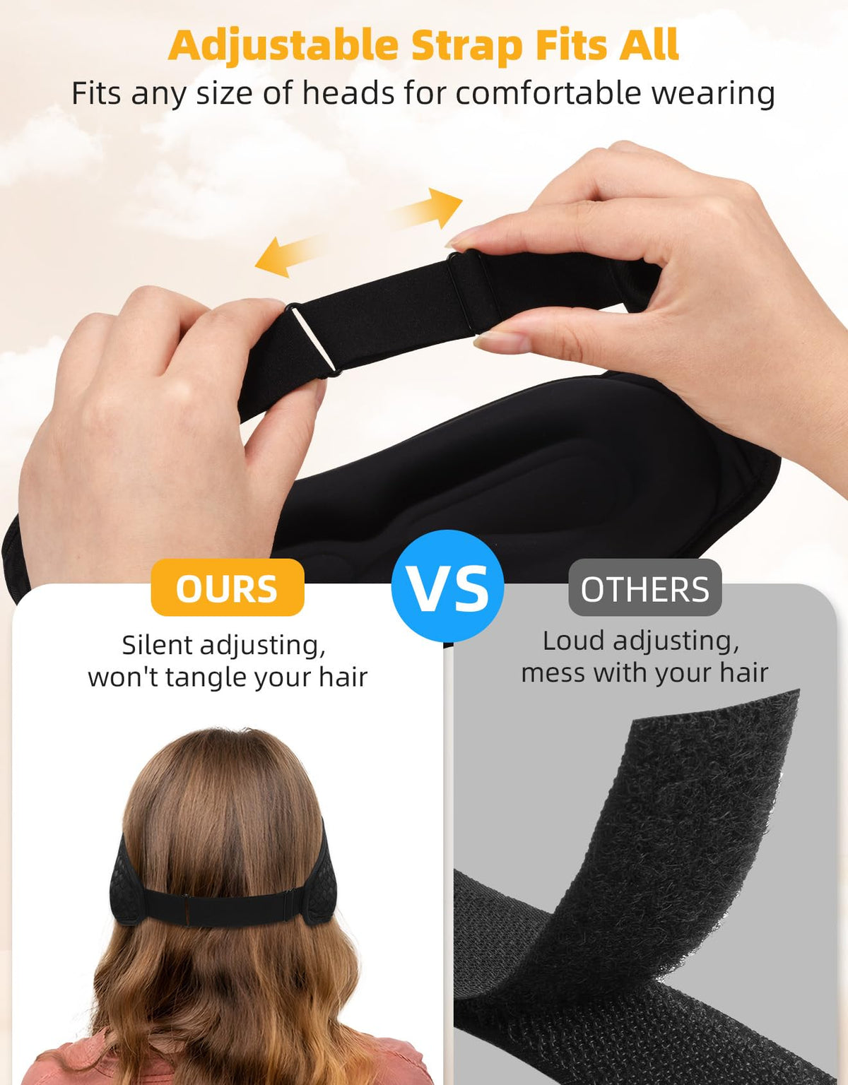 Blackout Sleep Mask with Bluetooth Headphones P760