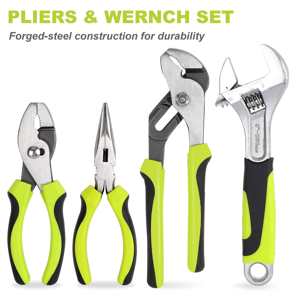 198-Piece Home Repairing Tool Set with Tool Box Z352367