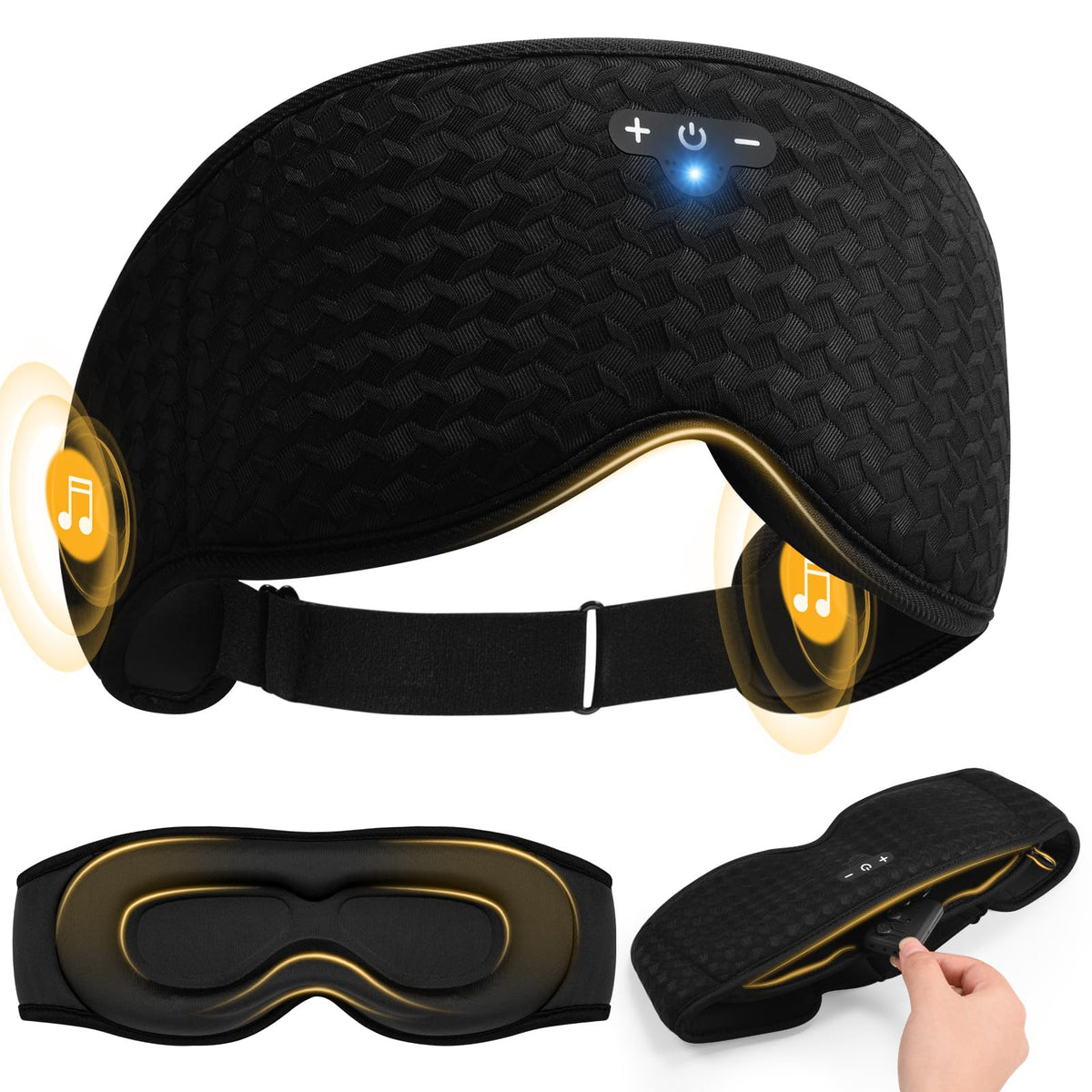Blackout Sleep Mask with Bluetooth Headphones P760