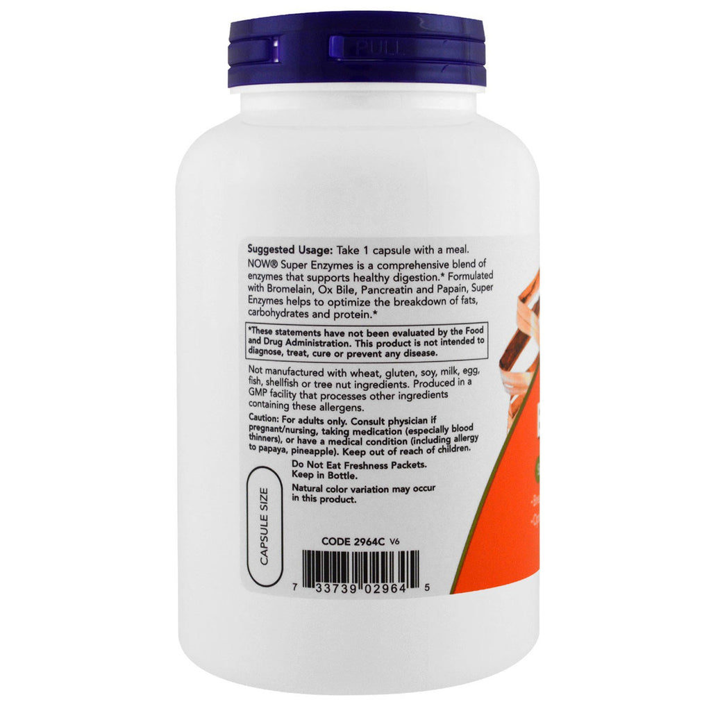 Super Enzymes 180 Capsules, 2 Pack T55047