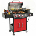 4 Burner Propane Gas Grill with Side Burner Z155