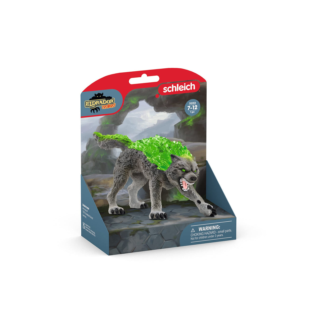 6" Stone Wolf Figurine Fantasy Animal Figure D398099