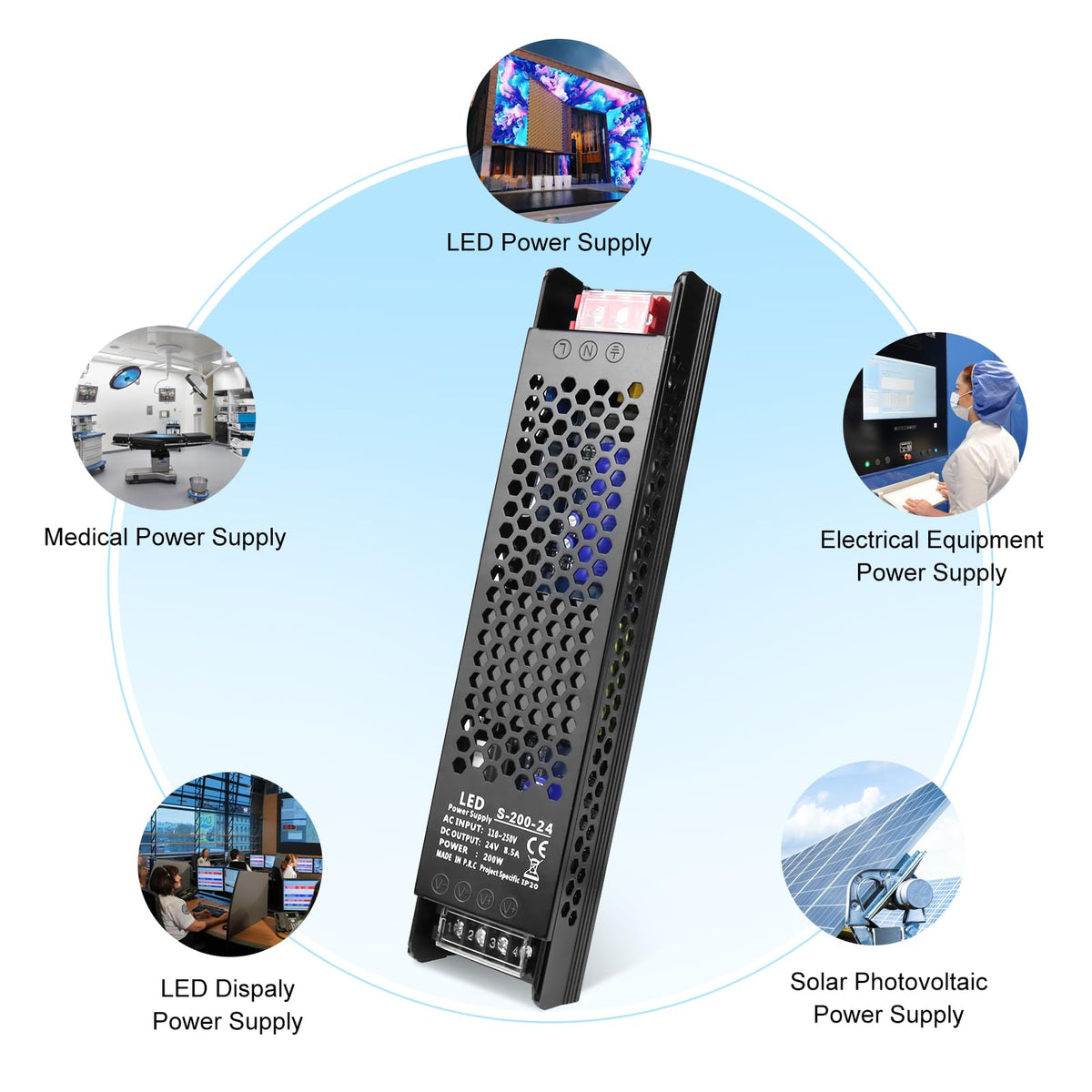 24V 200W LED Power Supply Y588111