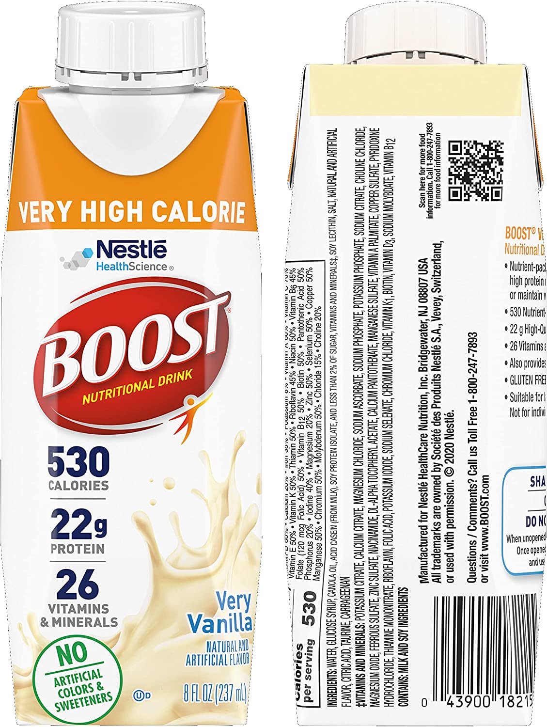 Very High Calorie Nutritional Drink Variety Pack, 12 Count P3961