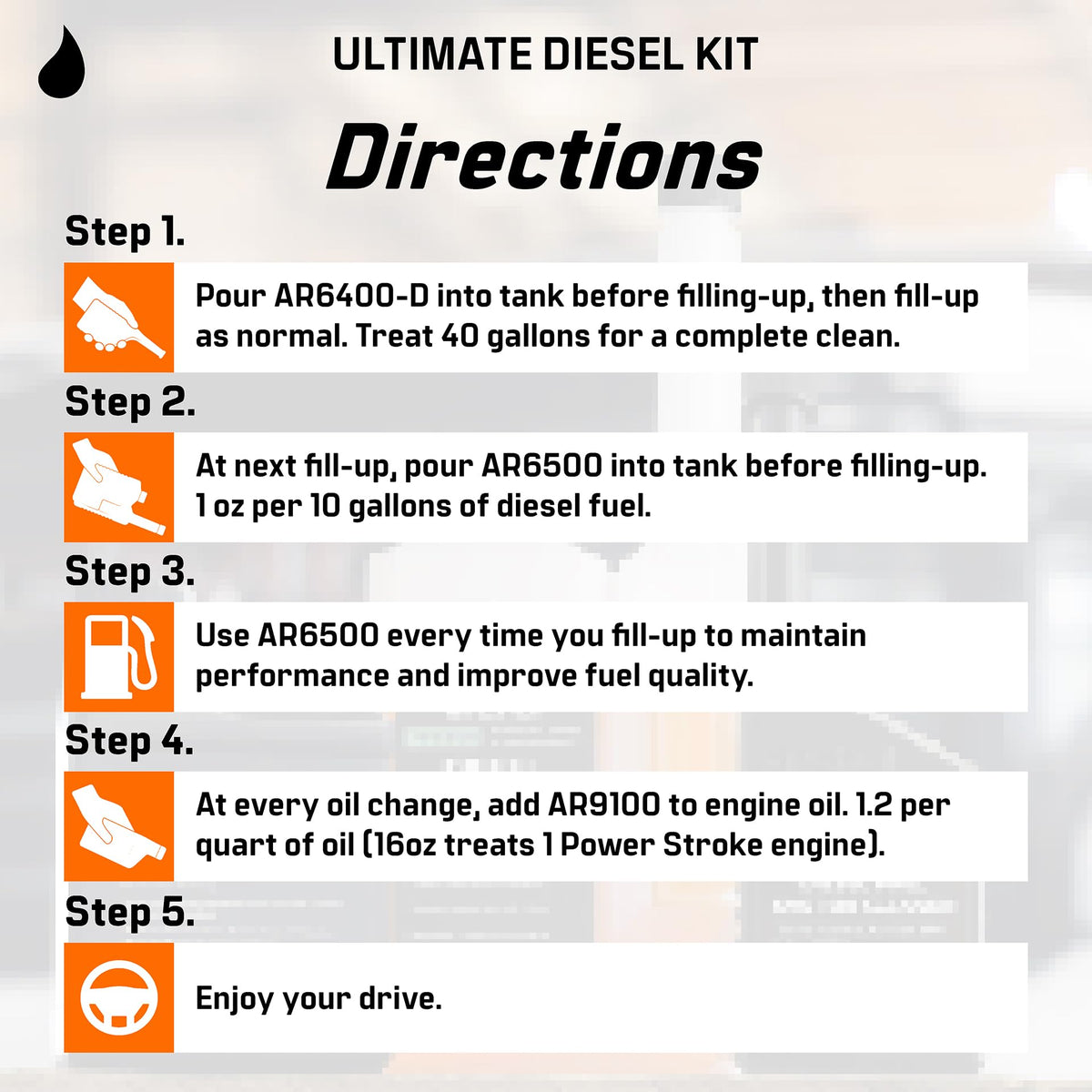 Diesel Fuel System Cleaner Kit B516