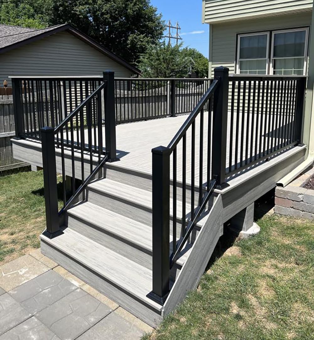 Black 6' Stair Rail Kit W7636