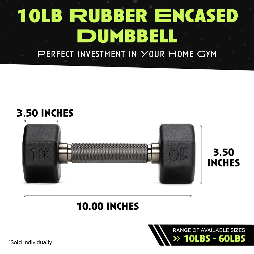 Rubber Coated Dumbbell L5644
