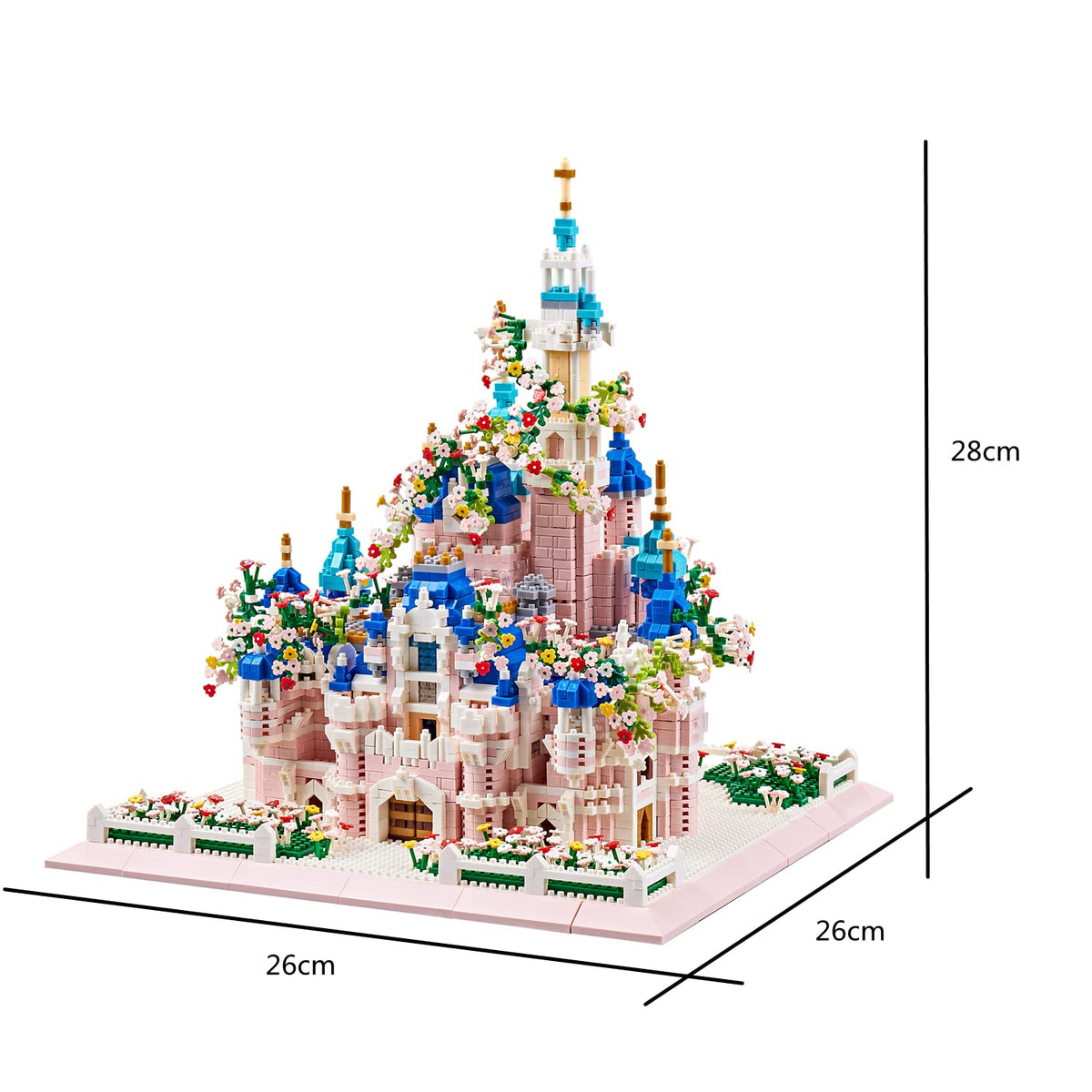 Architecture Castle Micro Blocks Building Set 4000+ PCS O5074