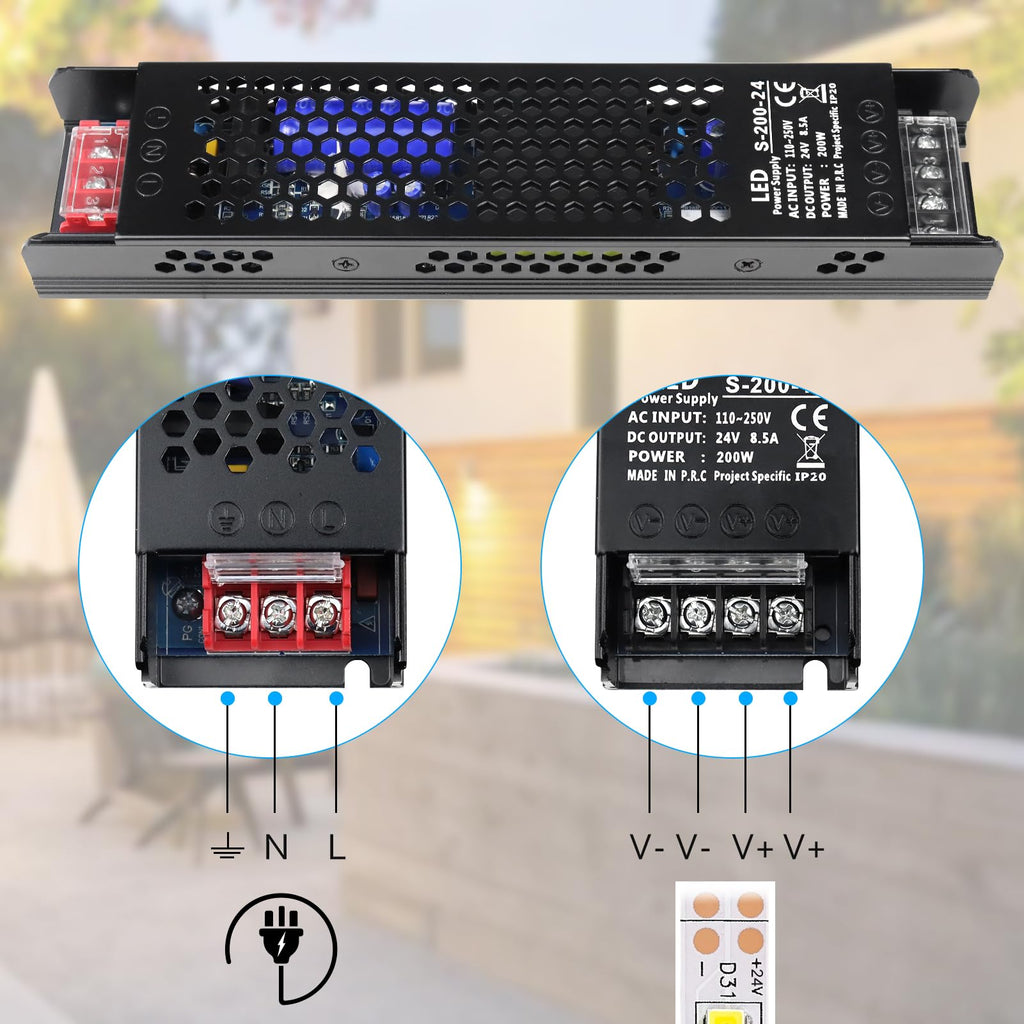 24V 200W LED Power Supply Y588111
