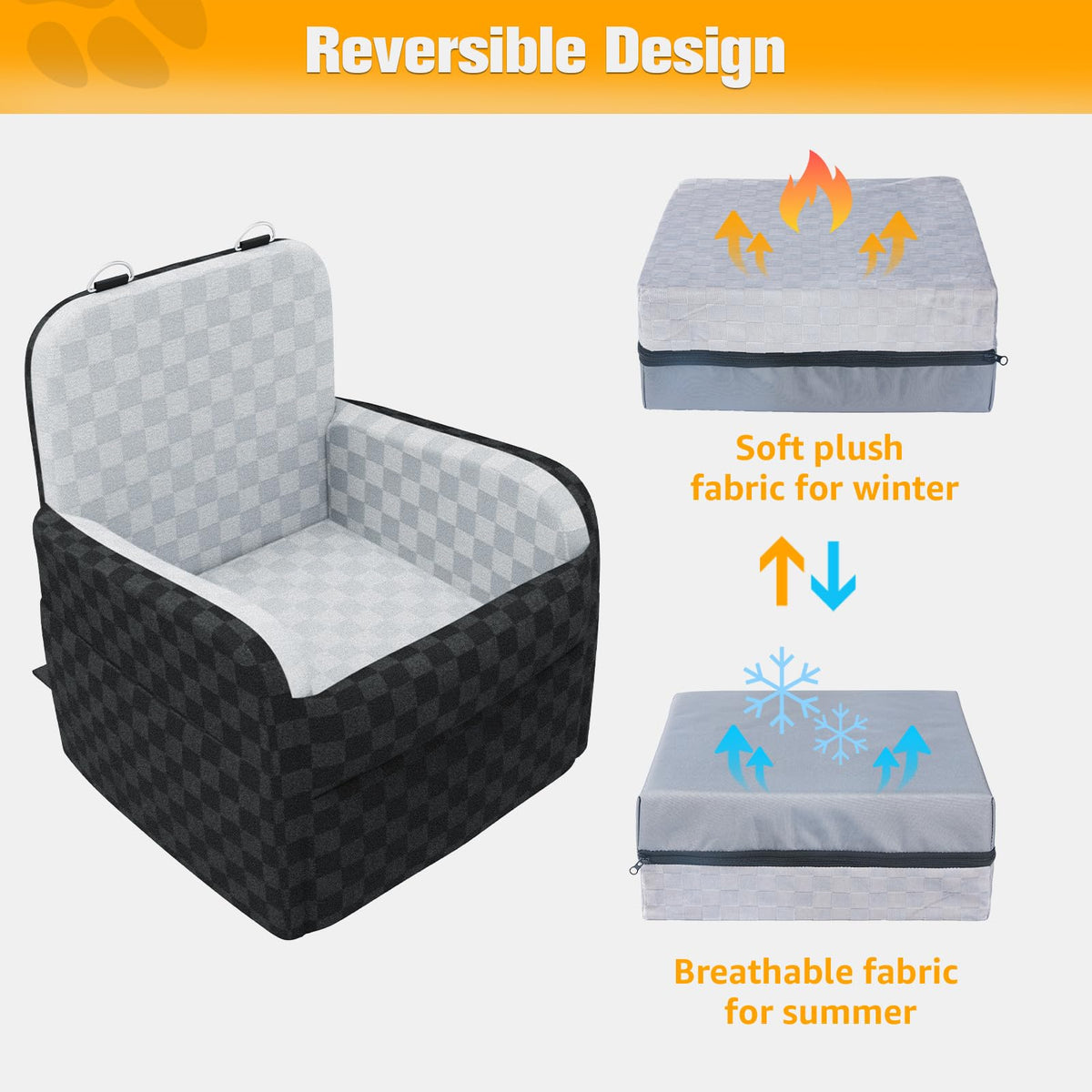 Waterproof Dog Car Seat J6013