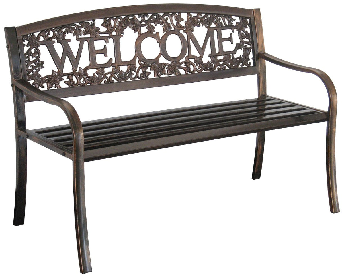 Metal Outdoor Bench Q40335