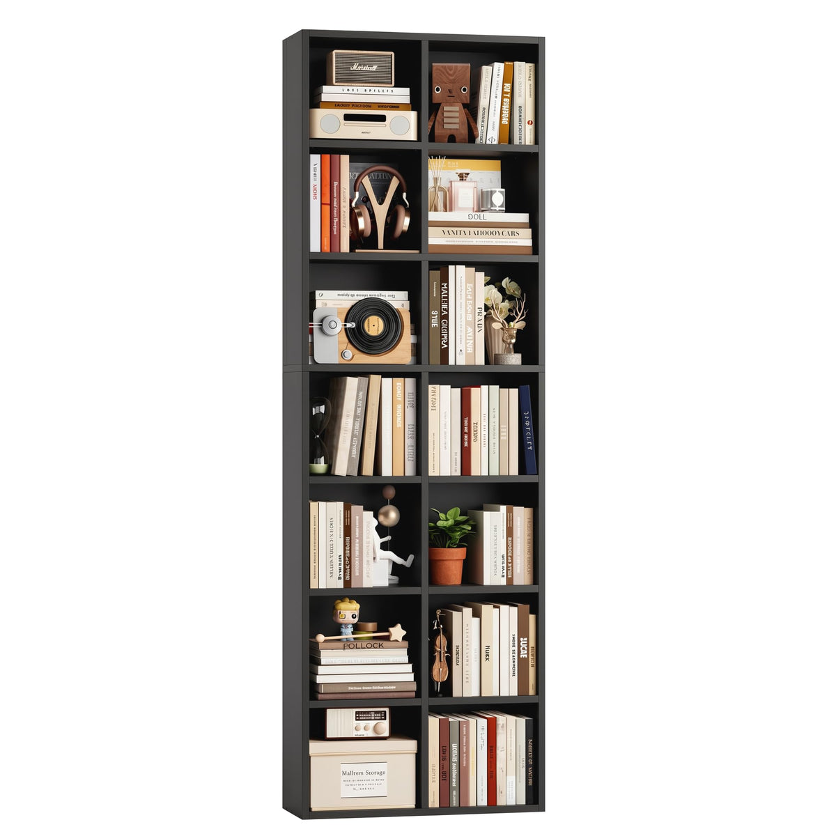 7-Tier Narrow Bookshelf O7167