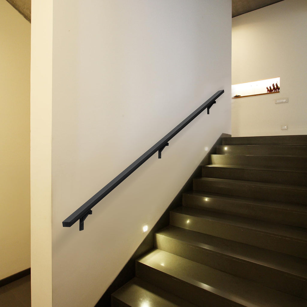Matte Black Handrails Kit for Stairs U21865