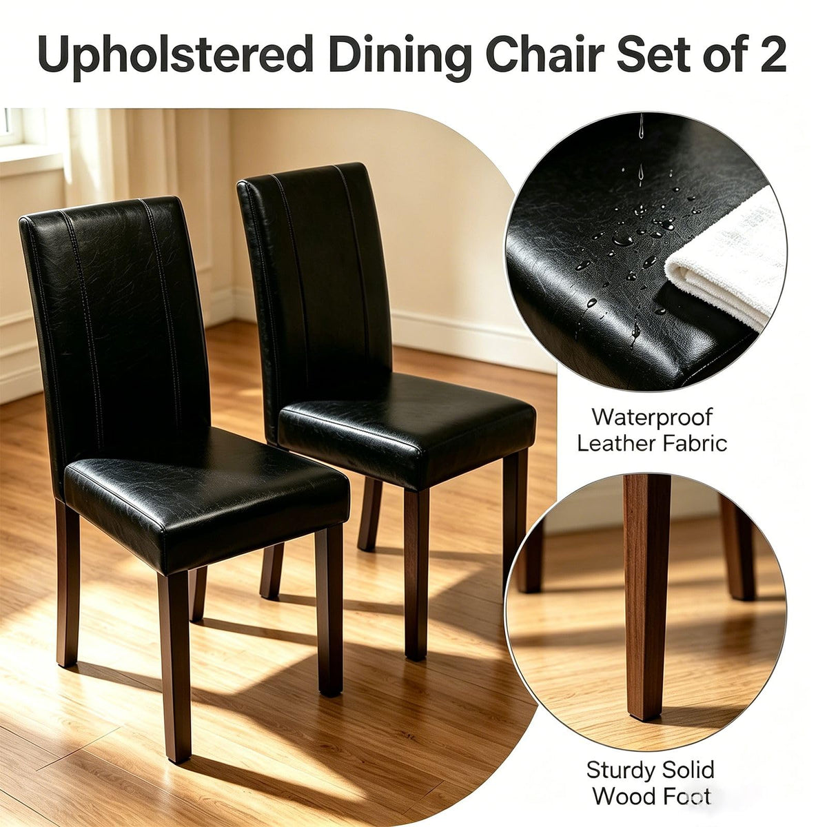 Upholstered Dining Chairs Set of 6 Y343856