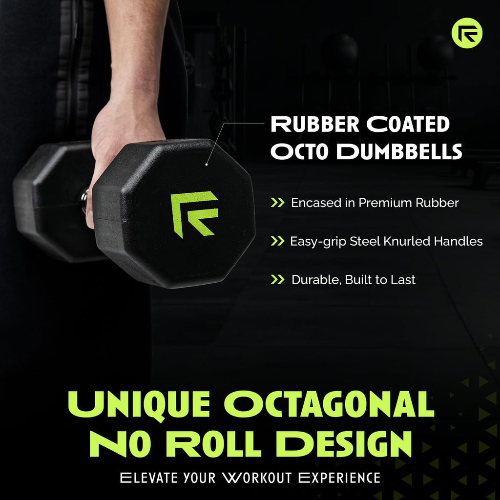 Rubber Coated Dumbbell L5644
