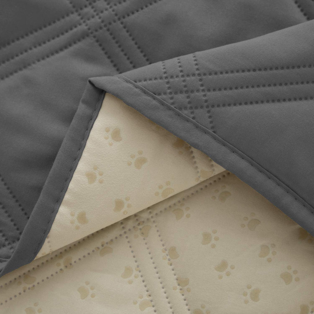 Waterproof Dog Bed Cover Pet Blanket with Anti-Slip Back E867343