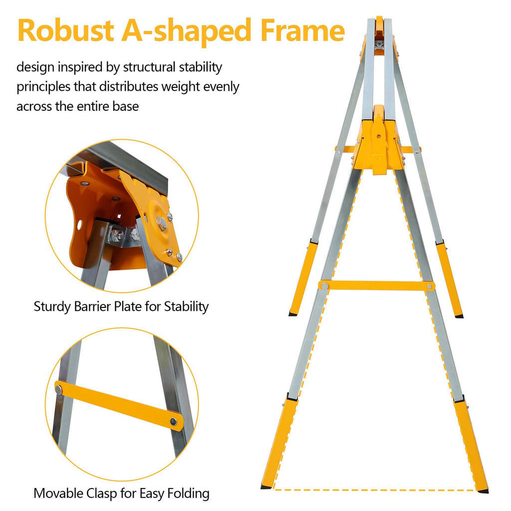 Heavy Duty Folding Sawhorse 2 Pack I48254