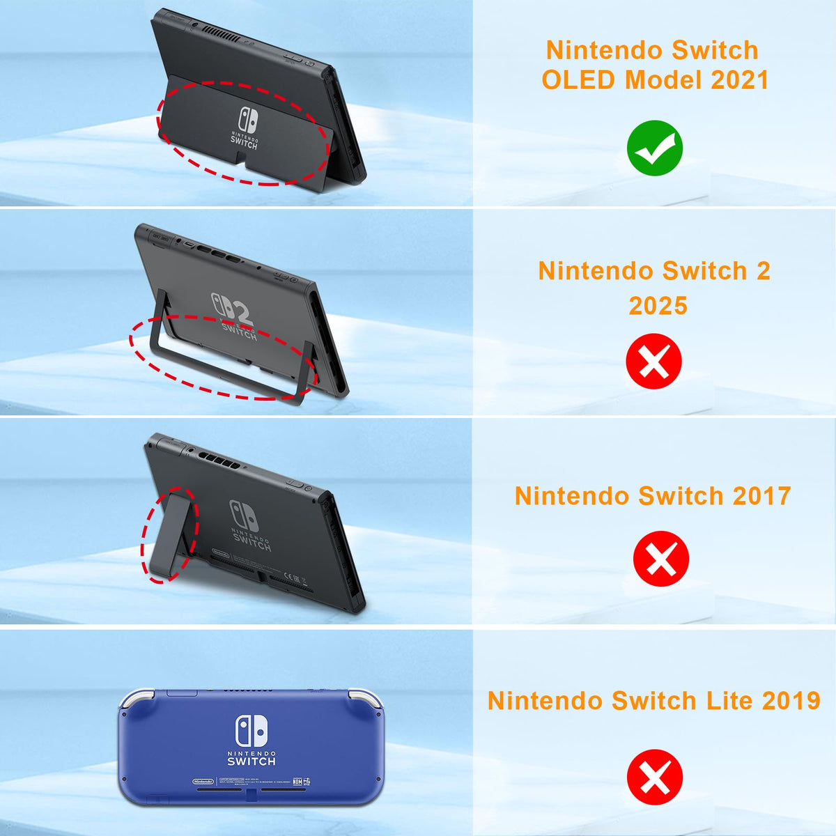 Kid-Friendly Case for Nintendo Switch OLED Model Z43138