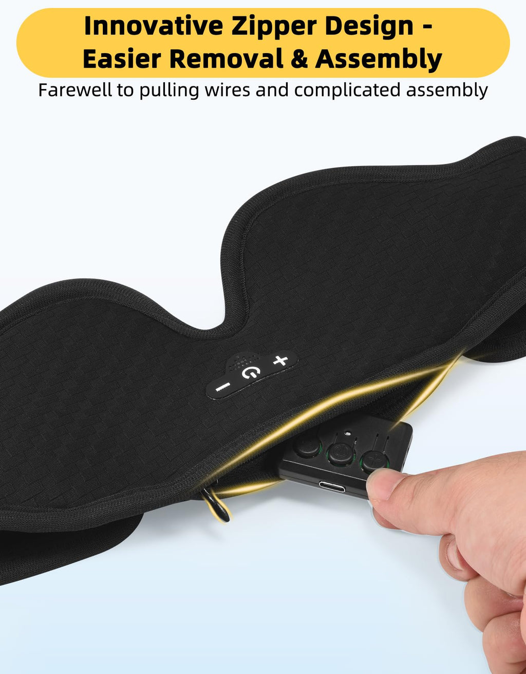 Adjustable Sleep Mask with Bluetooth Headphones F118768