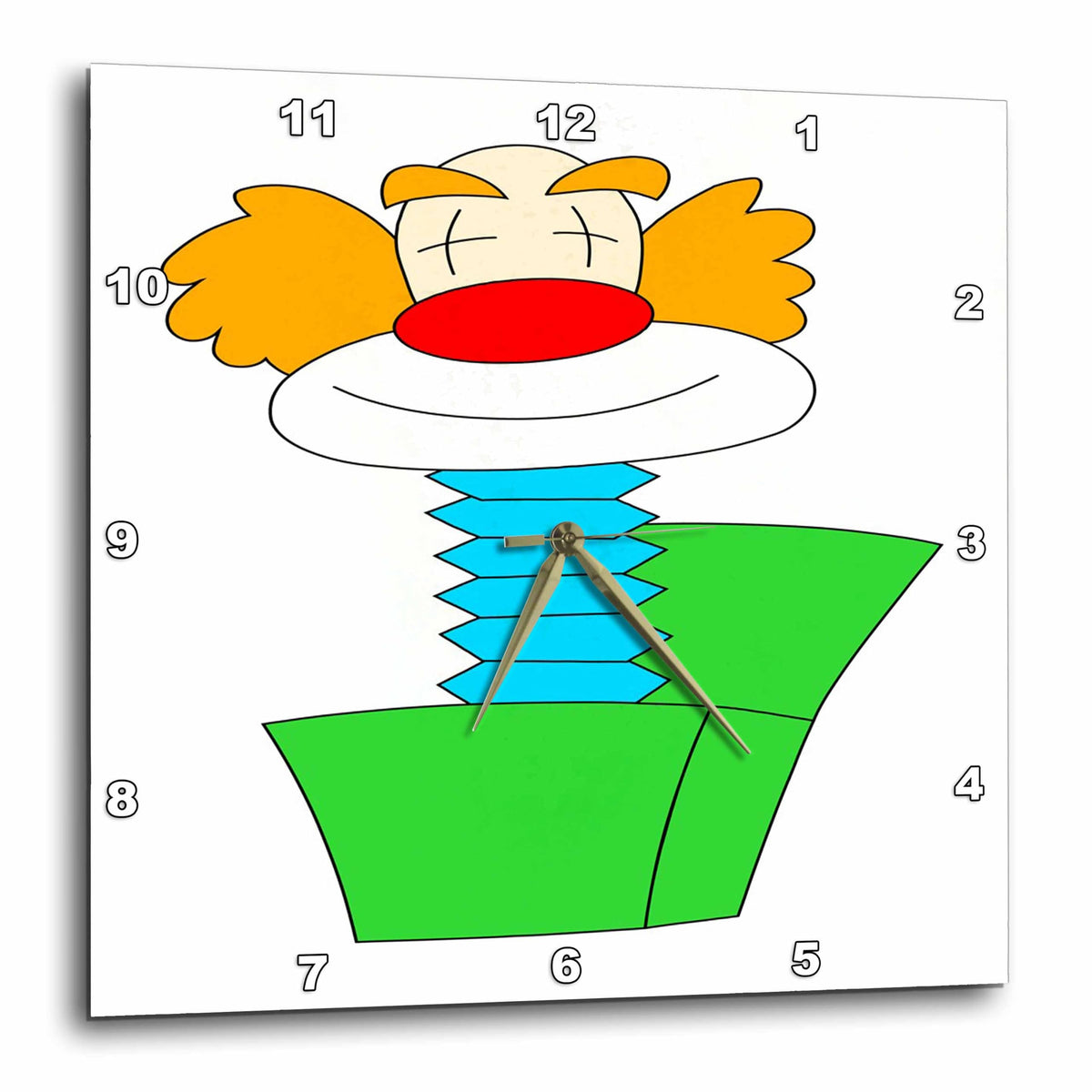Cute Jack in the Box Wall Clock U605