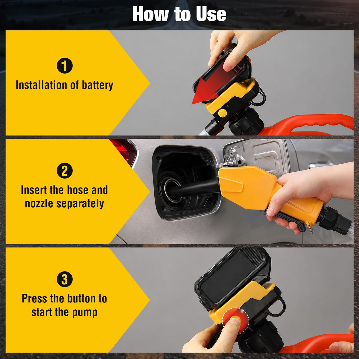 Cordless Fuel Transfer Pump with Auto-Stop Nozzle R237965