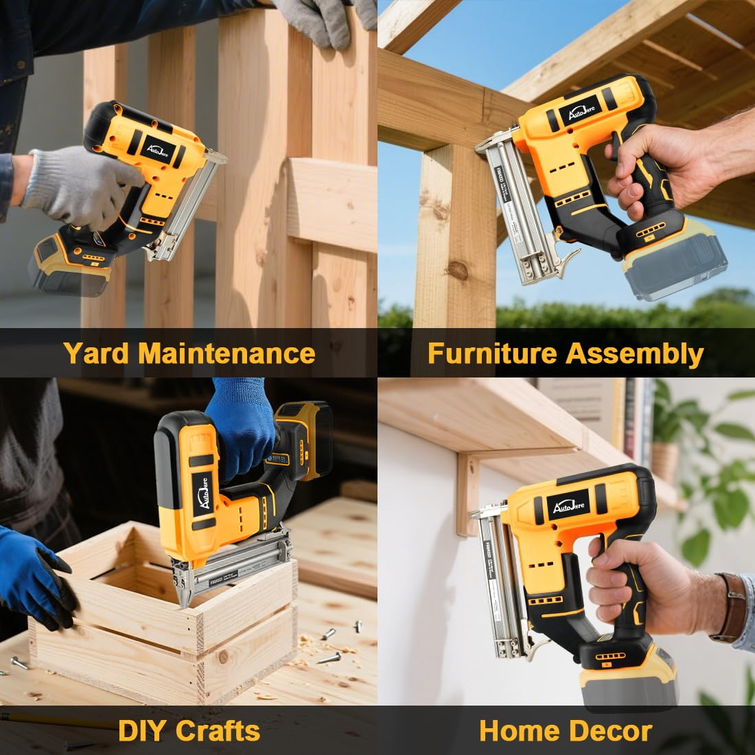 18 Gauge Cordless Brad Nailer 2 in 1 Nail/Staple Gun A599